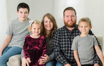 Trevor Hipps with family