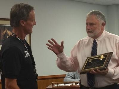 Coach Doug Smith honored