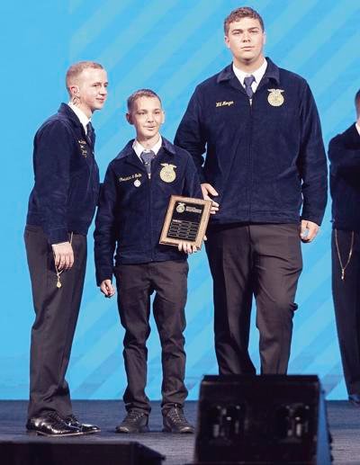Among the best in nation! Local FFA Chapter in top 4% with 3 stars