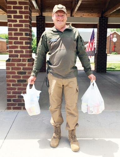 Appomattox Militia held food drive on May 15th