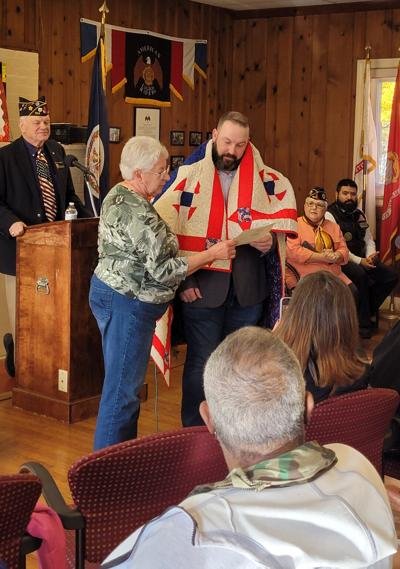 American Legion Auxiliary member’s quilts award military veterans