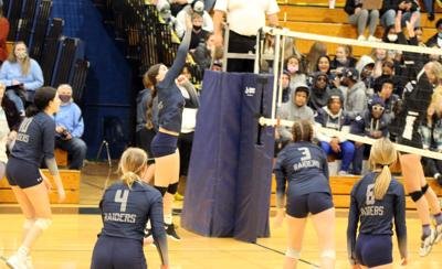 Raiders volleyball advances to Region 2C semifinal