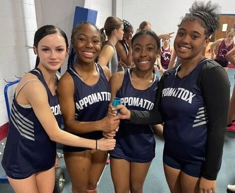 ACHS indoor track & field competes at Fork Union, earns eight Top 10 rankings