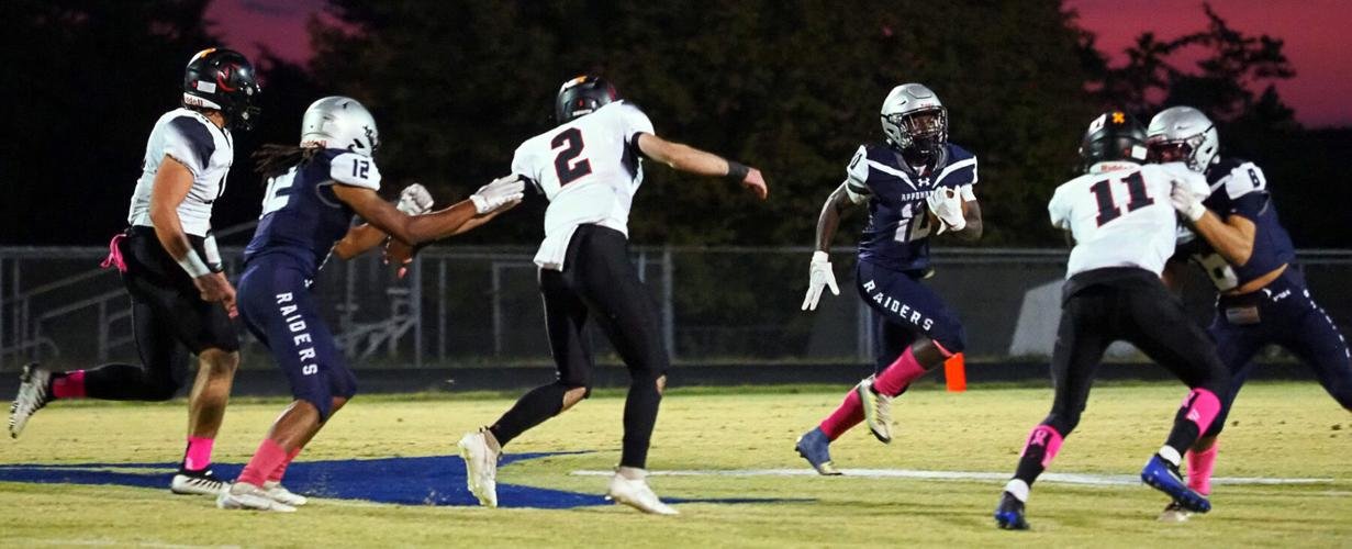 Raiders football topples Chatham 51-26; Hall of Fame and AYS members honored