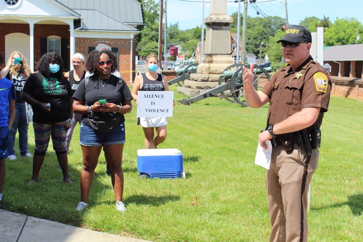Black Lives Matter peaceful protest held today in Appomattox