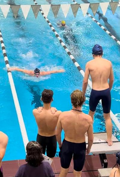 Raider swimmers cruise past Prince Edward