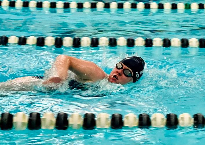ACHS boys medley relay swim team sets school record