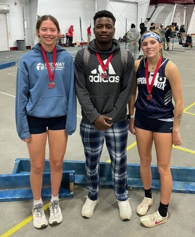 ACHS indoor track & field competes at Fork Union, earns eight Top 10 rankings