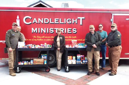 Appomattox Militia held food drive on May 15th